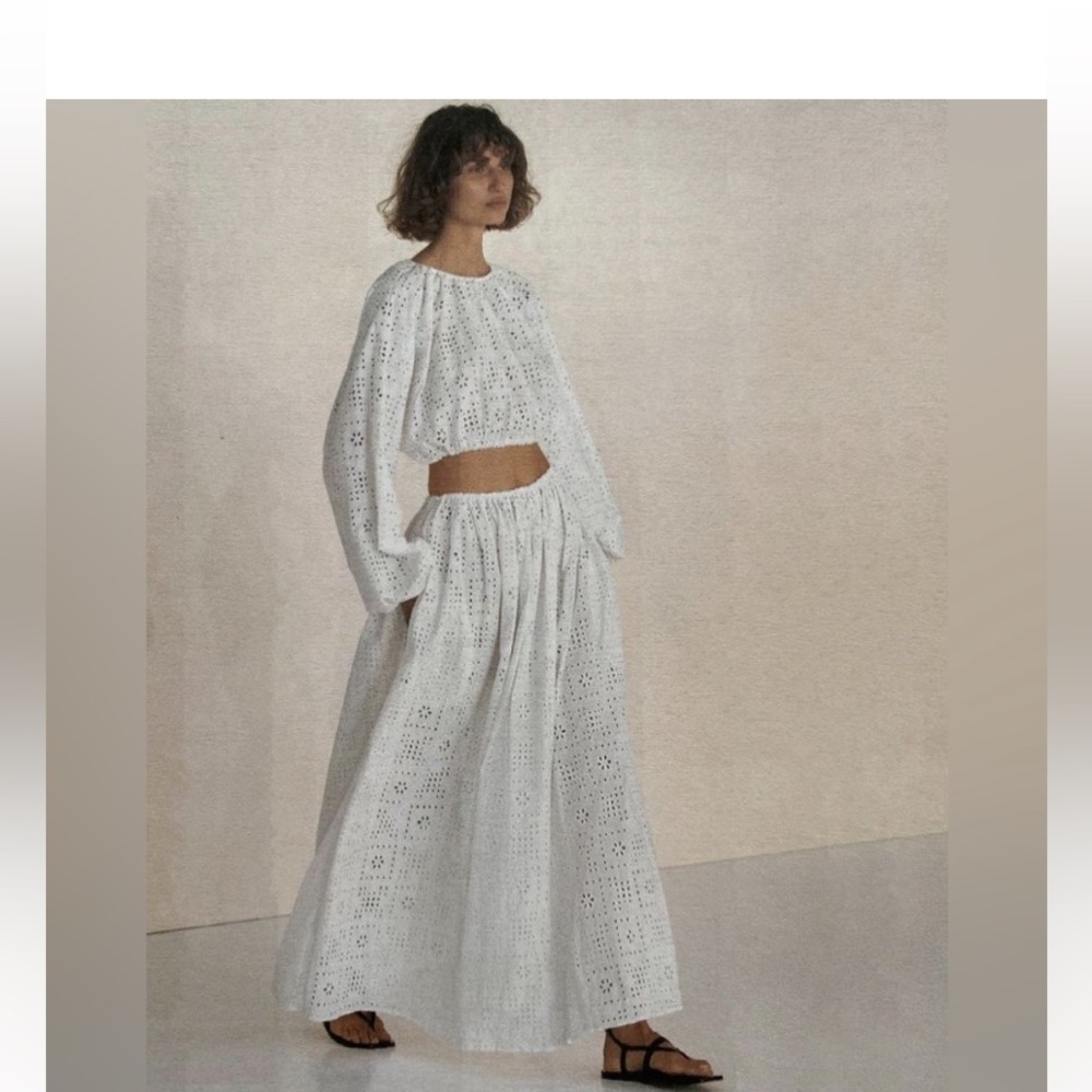 Matteau BLACK eyelet broderie set - Picture 8 of 13